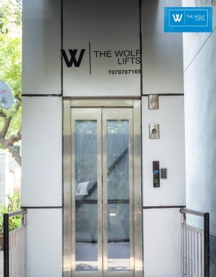 modern glass wolf lift elevator for space-saving vertical mobility